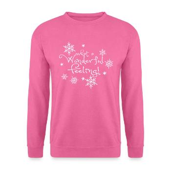 Snowflake - Unisex Sweatshirt - pink - Front