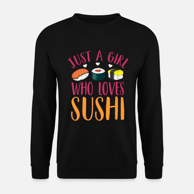 Sushi - Unisex Pullover - Schwarz