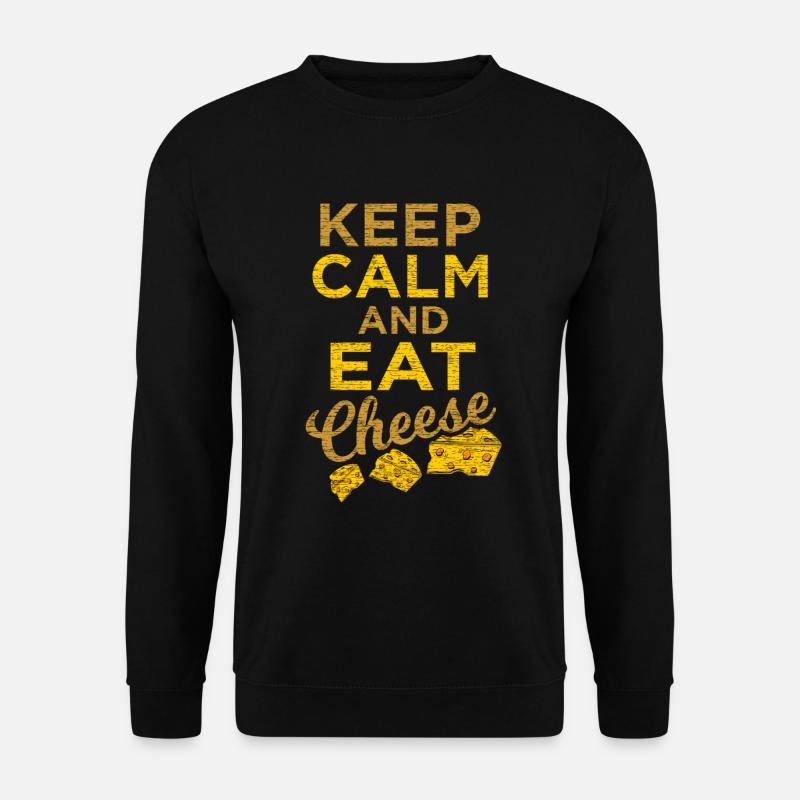 Käse - Unisex Pullover - Schwarz