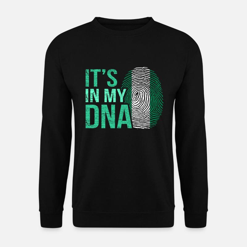 Nigeria - Unisex Pullover - Schwarz