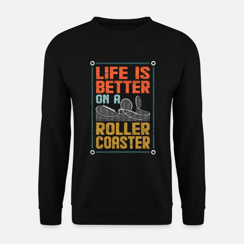Roller coaster - Unisex Sweatshirt - black