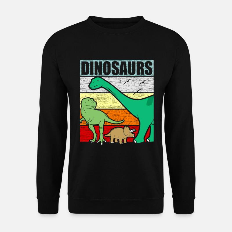 Dinosaurier - Unisex Pullover - Schwarz