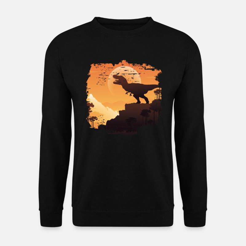 Dinosaurier - Unisex Pullover - Schwarz