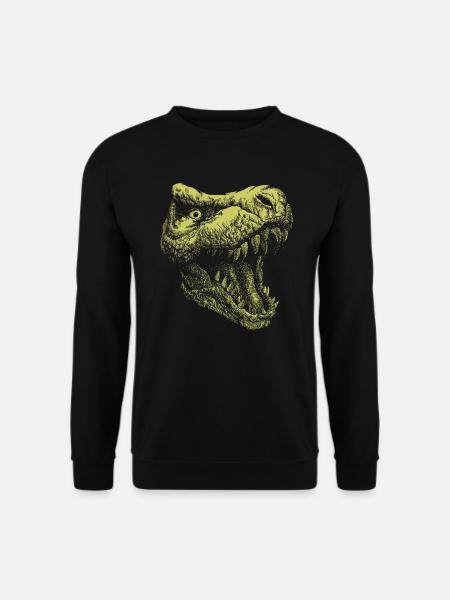 Dinosaurier Geschenkidee Dino Liebhaber - Unisex Pullover - Schwarz