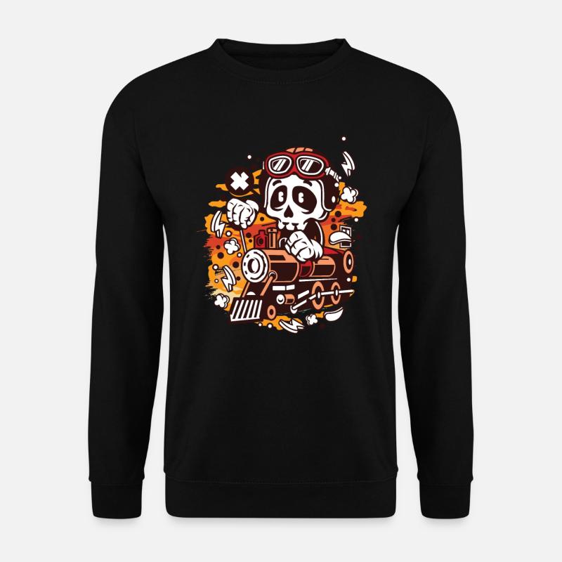 Zug - Unisex Pullover - Schwarz
