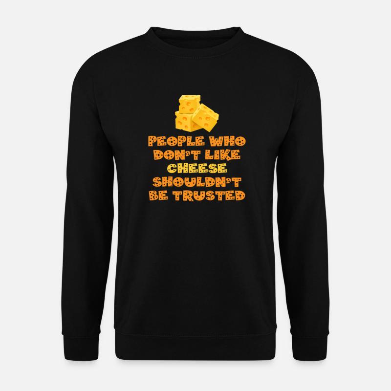 cheese - Unisex Sweatshirt - black