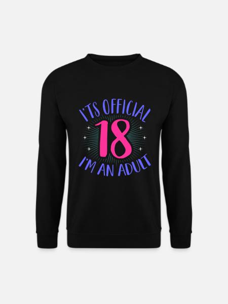 18. Geburtstag - Unisex Pullover - Schwarz