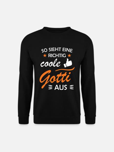 Gotti Geschenk Firmgotti Taufgotti - Unisex Pullover - Schwarz