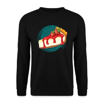 cheesecake - Sweat-shirt Unisexe - noir - Devant - Alina (178cm) & Michal (187cm)