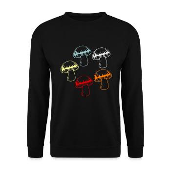Pilz - Unisex Pullover - Schwarz - Vorne - Alina (178cm) & Michal (187cm)