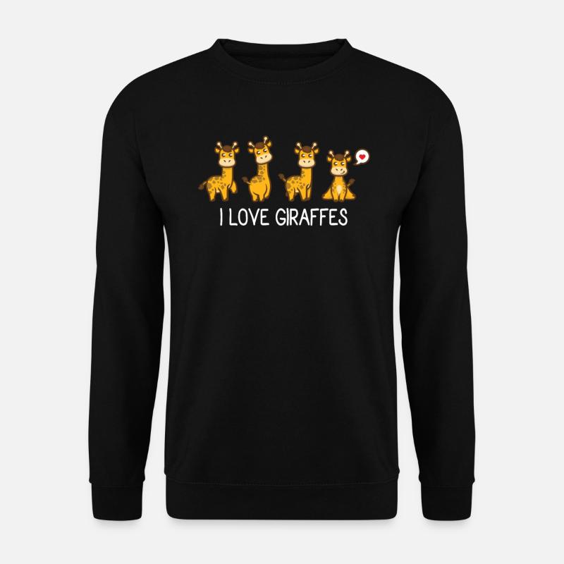 giraffe - Unisex Sweatshirt - black