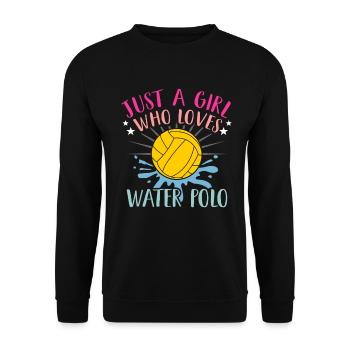 Water-polo - Sweat-shirt Unisexe - noir - Devant - Alina (178cm) & Michal (187cm)