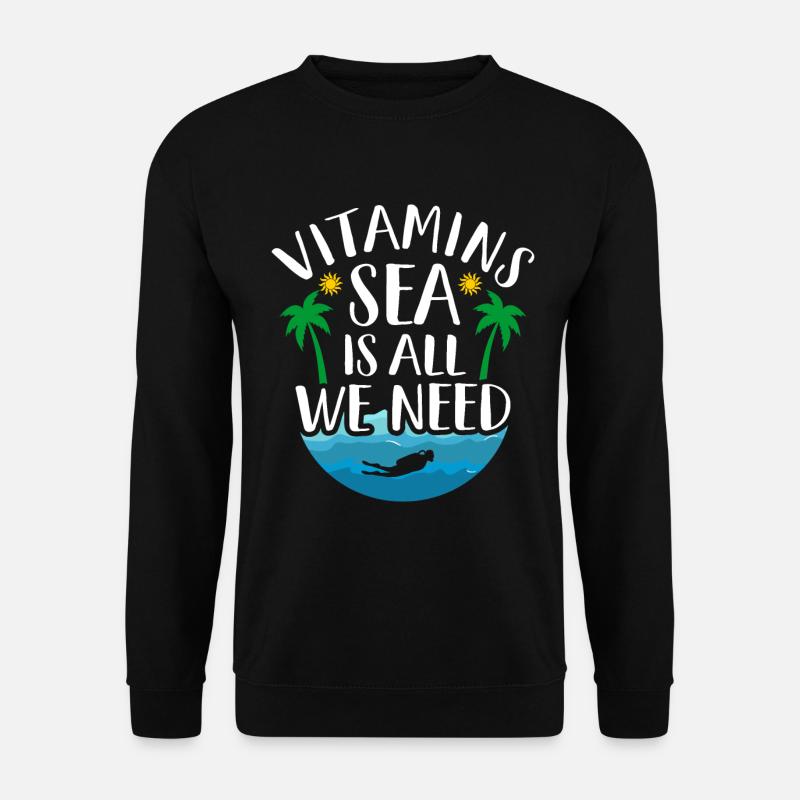 Meer - Unisex Pullover - Schwarz