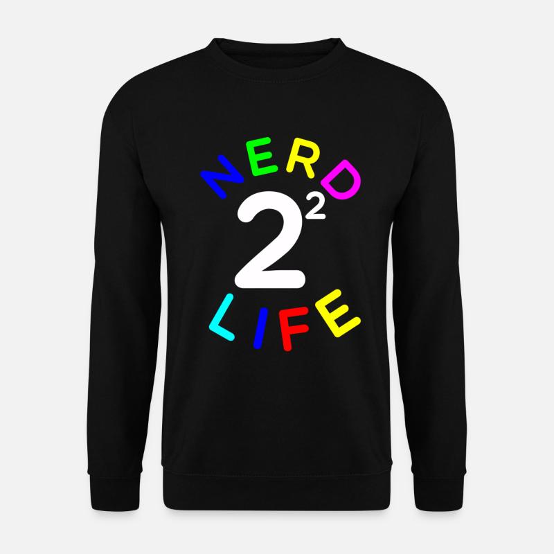 Nerd Math Life - Unisex Pullover - Schwarz