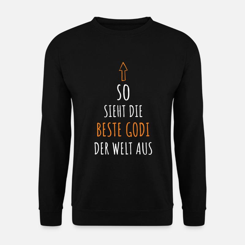 Godi Firmgodi Geschenk Taufgodi Godn - Unisex Pullover - Schwarz