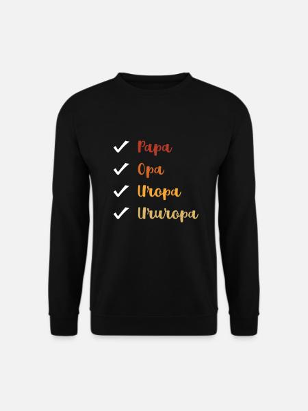 Arrière-arrière-grand-père arrière arrière-grand-père Ururpa Ururopi - Sweat-shirt Unisexe - noir