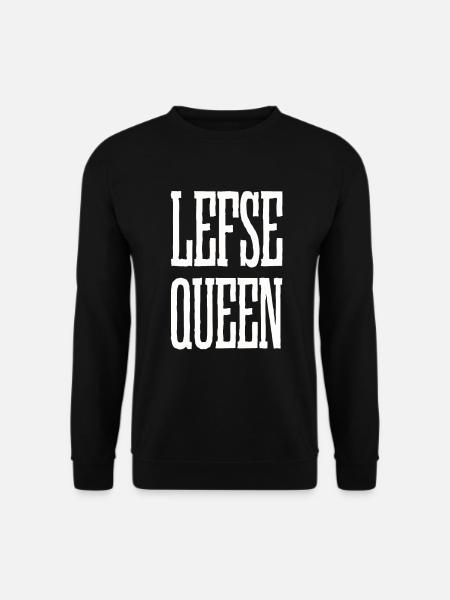 Lefse Queen | Lefse Rolling Team product - Unisex Sweatshirt - black