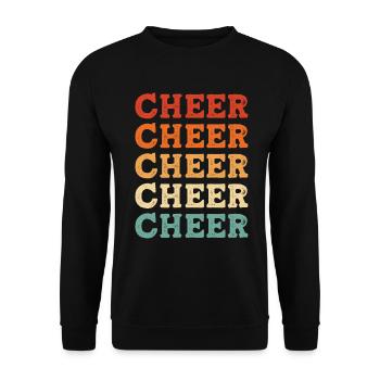 Cheerleading Cheer Dance Idée cadeau - Sweat-shirt Unisexe - noir - Devant - Alina (178cm) & Michal (187cm)