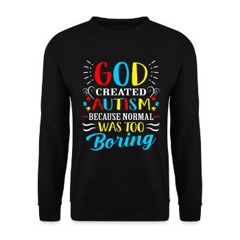 Autism Awarenesss Respect cadeau de chemise - Sweat-shirt Unisexe - noir - Devant - Alina (178cm) & Michal (187cm)