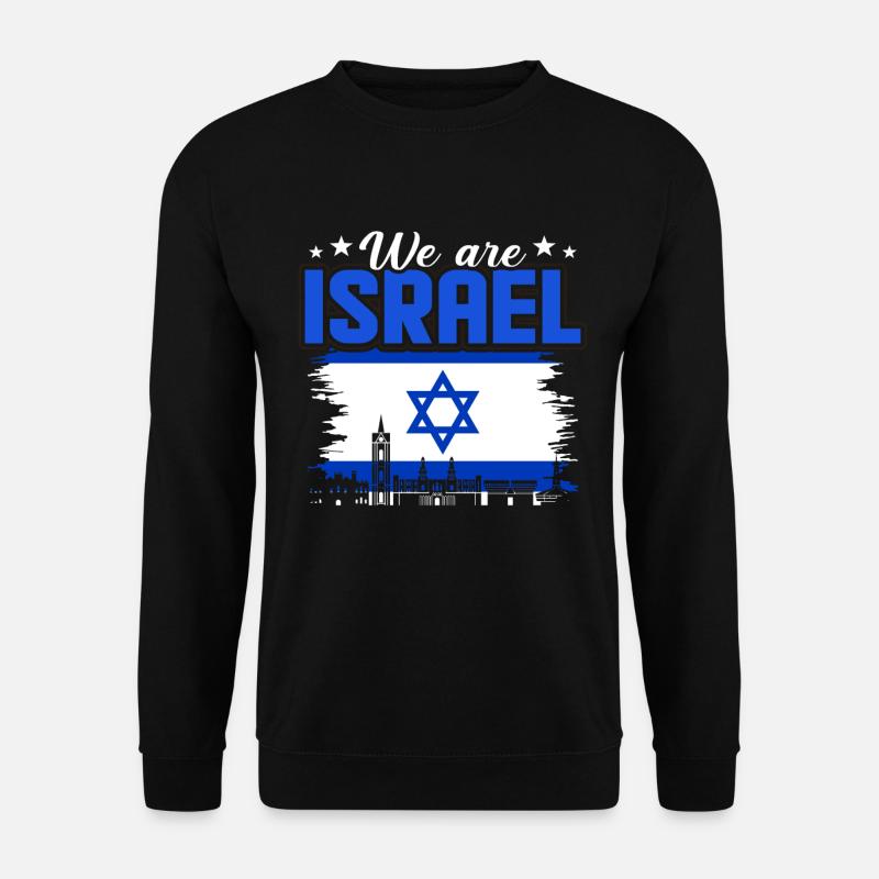 Israel - Unisex Pullover - Schwarz