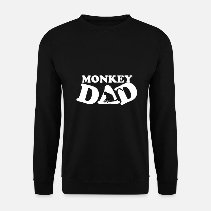 Singes singes singe escalade chimpanzee - Sweat-shirt Unisexe - noir