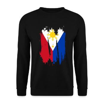 Philippinen - Unisex Pullover - Schwarz - Vorne - Alina (178cm) & Michal (187cm)