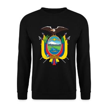 Ecuador - Unisex Pullover - Schwarz - Vorne - Alina (178cm) & Michal (187cm)