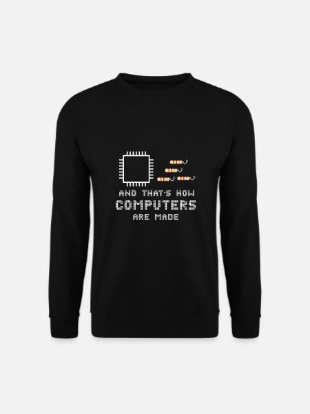 Computer Hardware PC Nerd Mainboard - Unisex Pullover - Schwarz