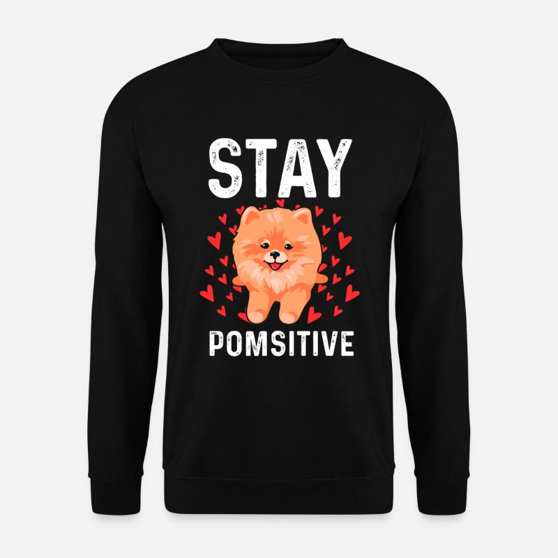 Pomeranian - Unisex Pullover - Schwarz