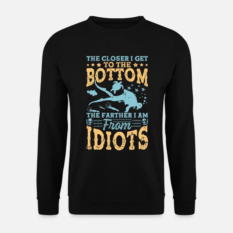 Tauchen - Unisex Pullover - Schwarz