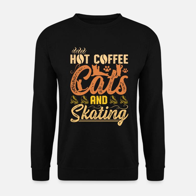 Roller skate gift roller skaters - Unisex Sweatshirt - black