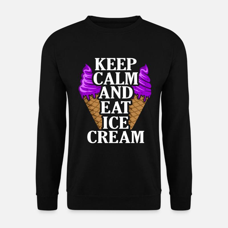 Crème glacée - Sweat-shirt Unisexe - noir
