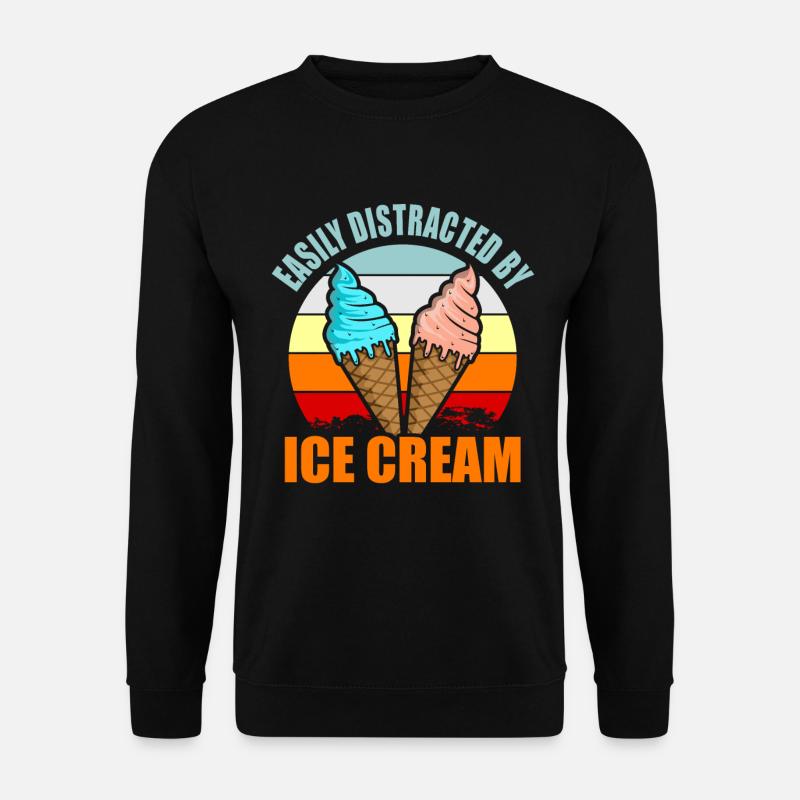 Eiscreme - Unisex Pullover - Schwarz