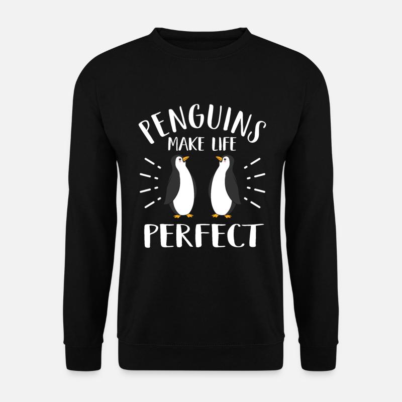Pinguin - Unisex Pullover - Schwarz