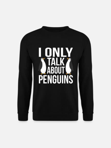 Pinguin - Unisex Pullover - Schwarz