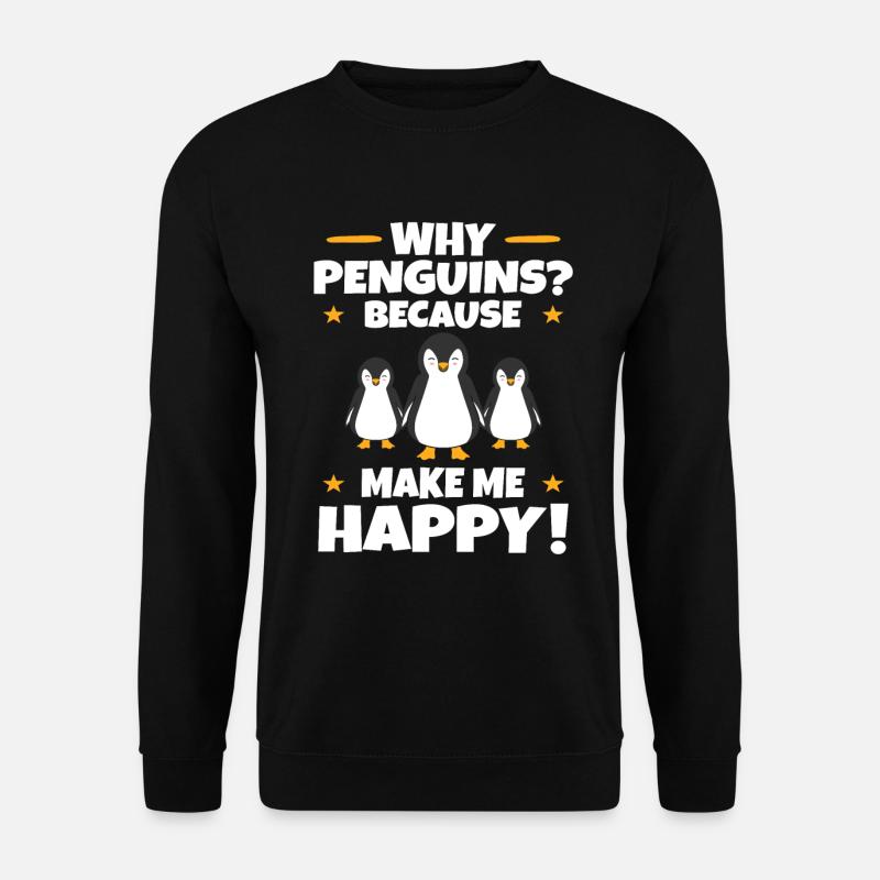 penguin - Unisex Sweatshirt - black