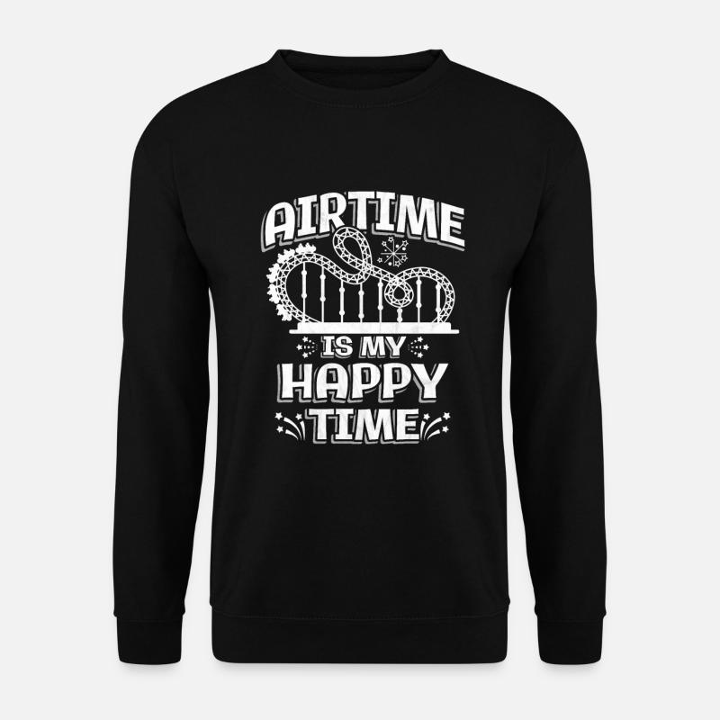 Achterbahn - Unisex Pullover - Schwarz