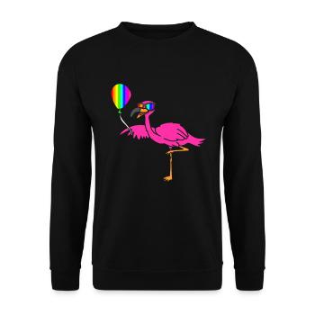 LGBT - Unisex Pullover - Schwarz - Vorne - Alina (178cm) & Michal (187cm)