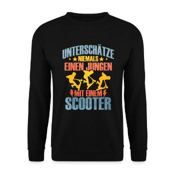 Scooter - Unisex Pullover - Schwarz - Vorne - Alina (178cm) & Michal (187cm)