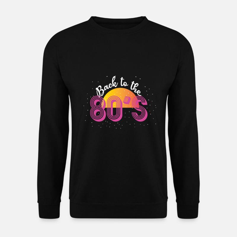 80s 80s 1980 - Unisex Sweatshirt - black
