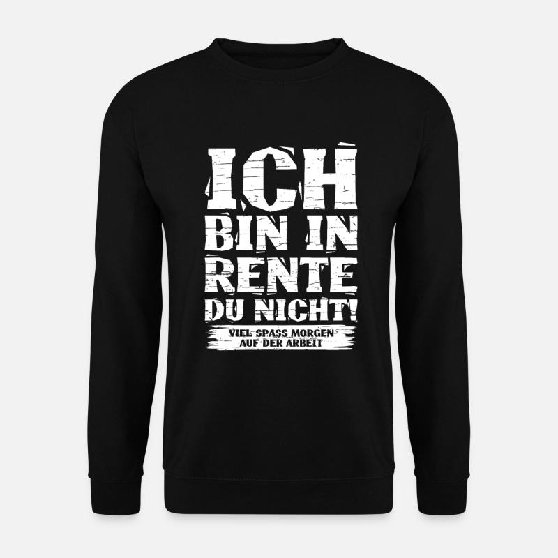 Rente - Unisex Pullover - Schwarz