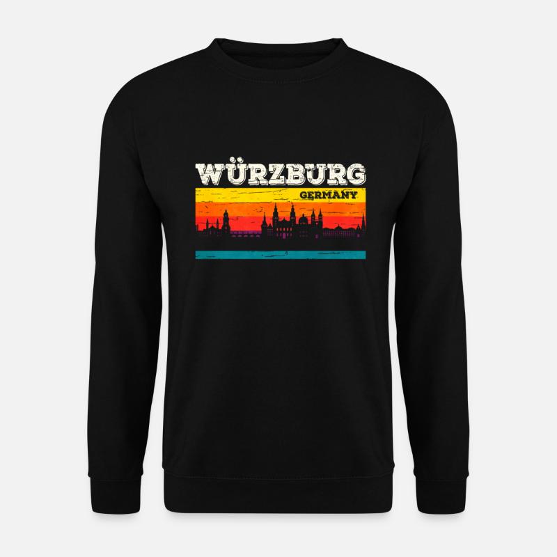 Würzburg - Unisex Pullover - Schwarz
