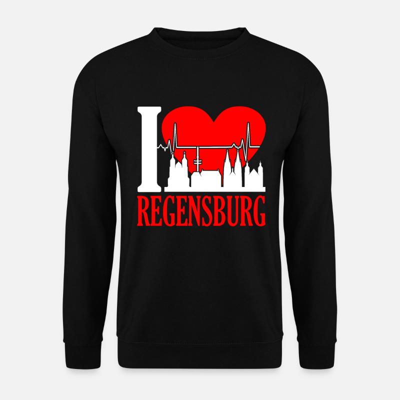 Regensburg - Unisex Pullover - Schwarz