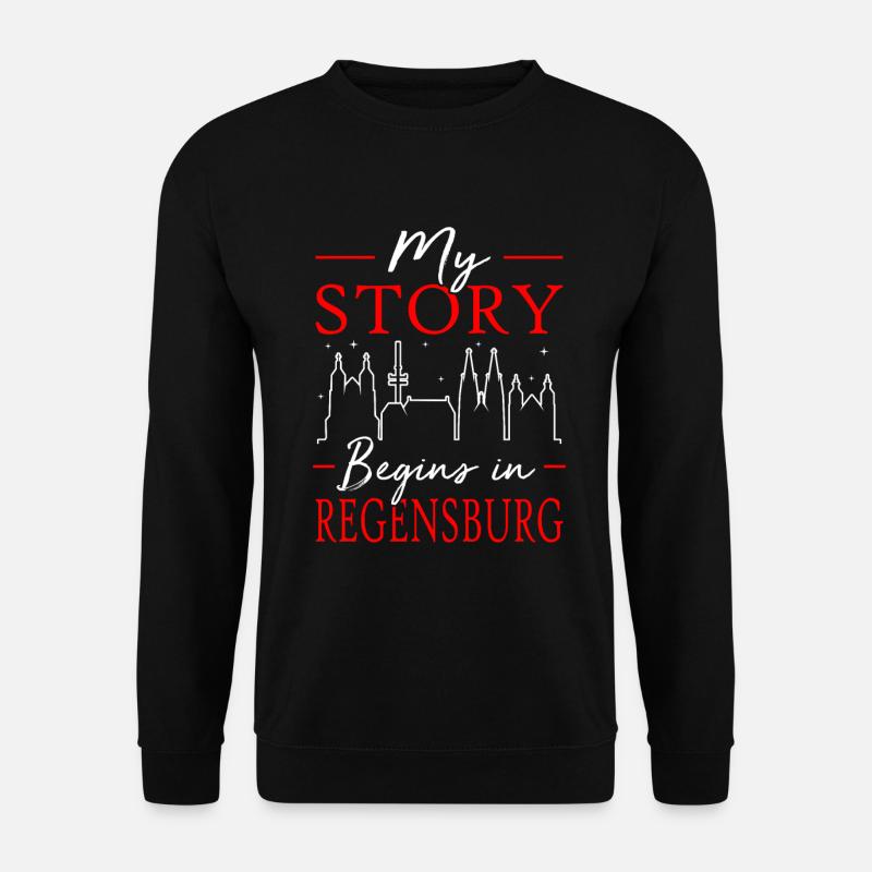 Regensburg - Unisex Pullover - Schwarz