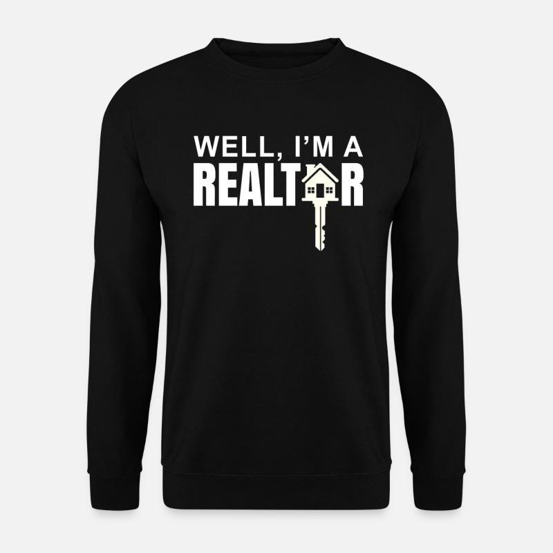Immobilienmakler - Unisex Pullover - Schwarz