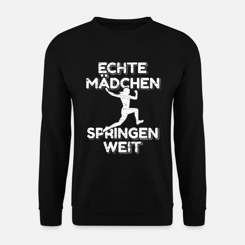 Weitsprung - Unisex Pullover - Schwarz