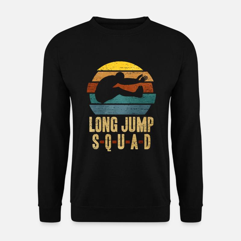 Weitsprung - Unisex Pullover - Schwarz