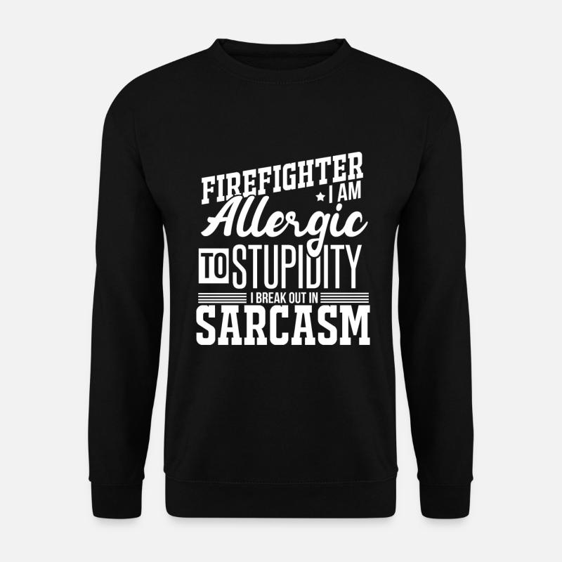 Pompier - Sweat-shirt Unisexe - noir