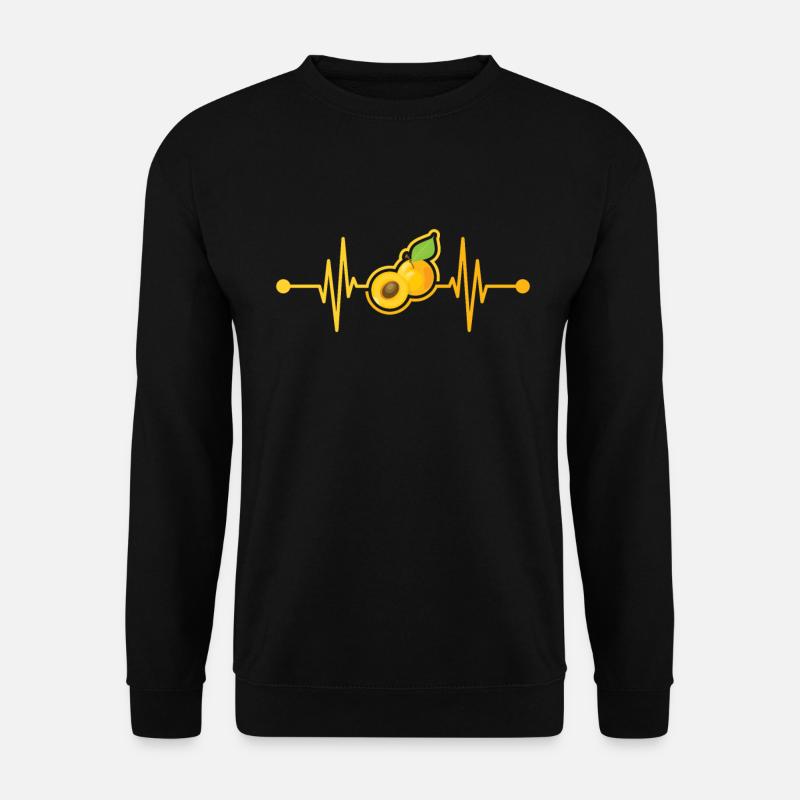 Aprikose - Unisex Pullover - Schwarz