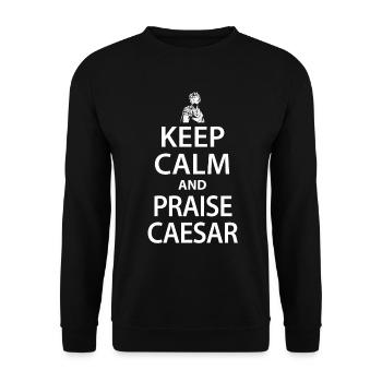 Julius Caesar Rome Italy Roman Empire - Unisex Sweatshirt - black - Front - Alina (178cm) & Michal (187cm)